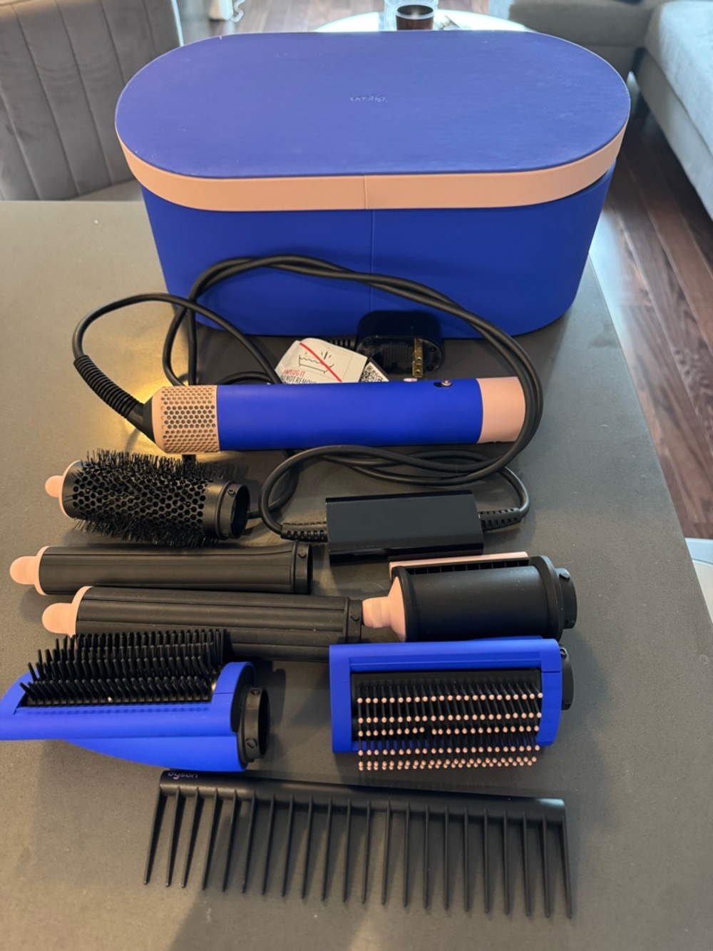 Dyson Blue and Pink Multi-Brush Hair Styler Set